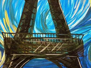 Starry Paris$60.00 incl. GSTDuring this session, you'll be guided by our professional artists to paint this featured pai...