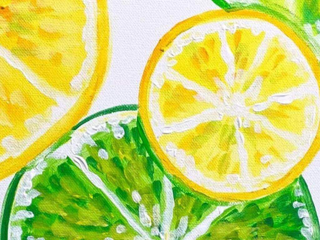 Champainting Paint and Sip - Summer Citrus 2023 | What's on in Darlinghurst