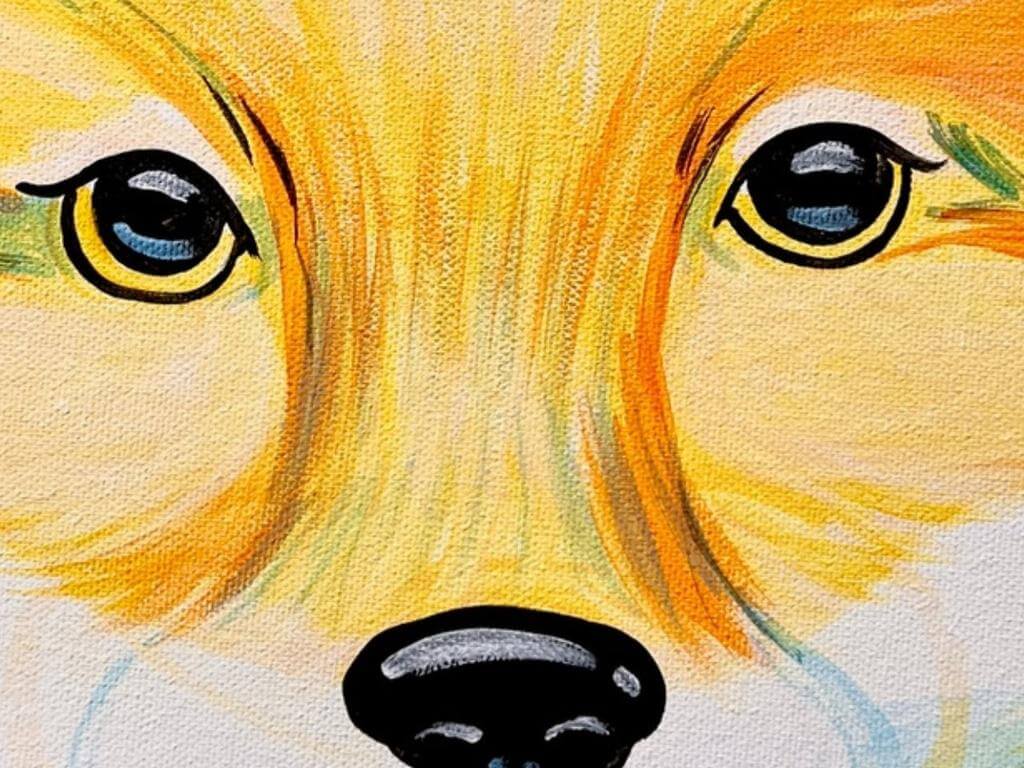 Champainting Paint and Sip - What the Fox 2023 | Darlinghurst