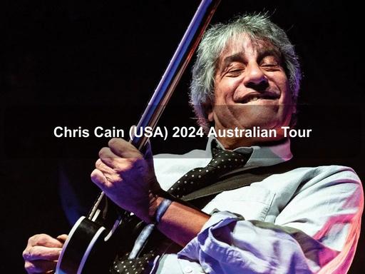 US Blues guitar master Chris Cain returns to Australia in 2024