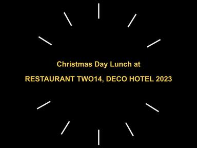 Celebrate the joy of Christmas with a delightful 4-course lunch at Restaurant Two14 in Deco Hotel.