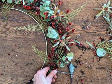 The moment you hang a wreath on your door Christmas has officially begun! Create your own wreath to kick off the holiday...