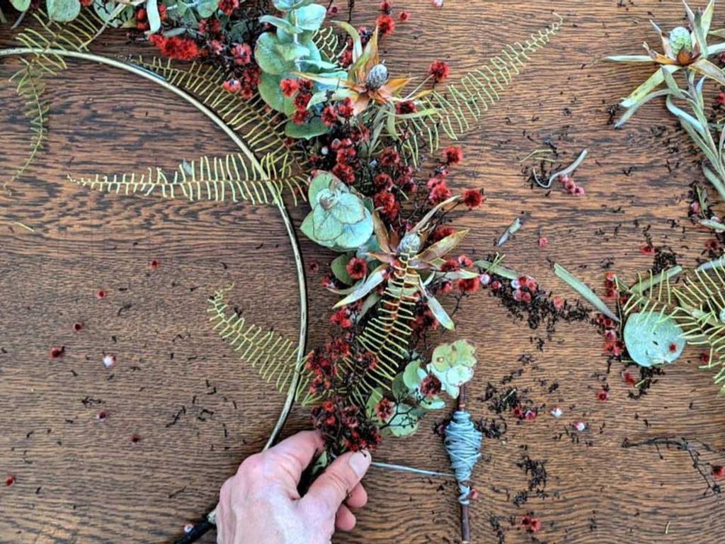 Christmas Wreath Making at The Rocks Markets 2020 | The Rocks