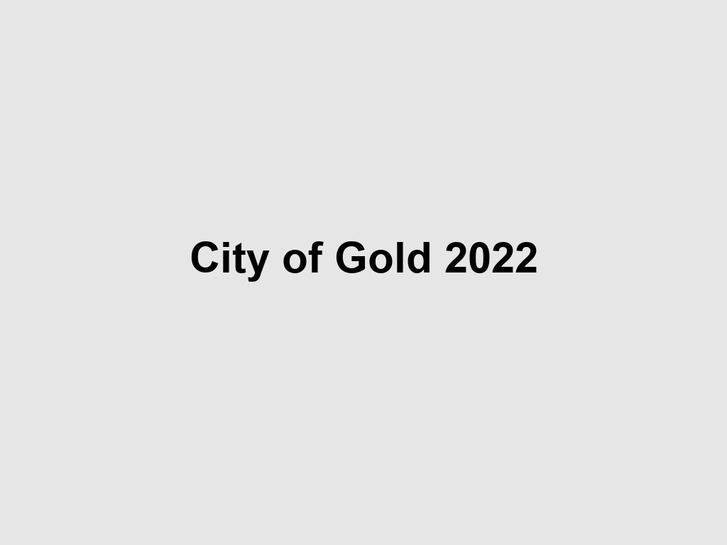 City of Gold 2022 | Perth