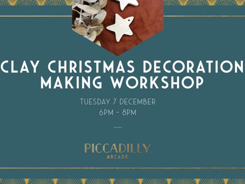 Clay Christmas Decoration Making Workshop 2021 | What's on in Perth