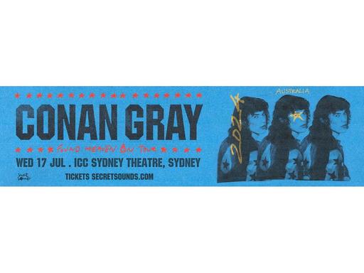 Secret Sounds is thrilled to reveal that Platinum-selling singer, songwriter Conan Gray will be touring Australia in Jul...