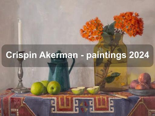 Crispin Akerman's exquisitely rendered still life paintings are embedded with finely balanced and evocative details