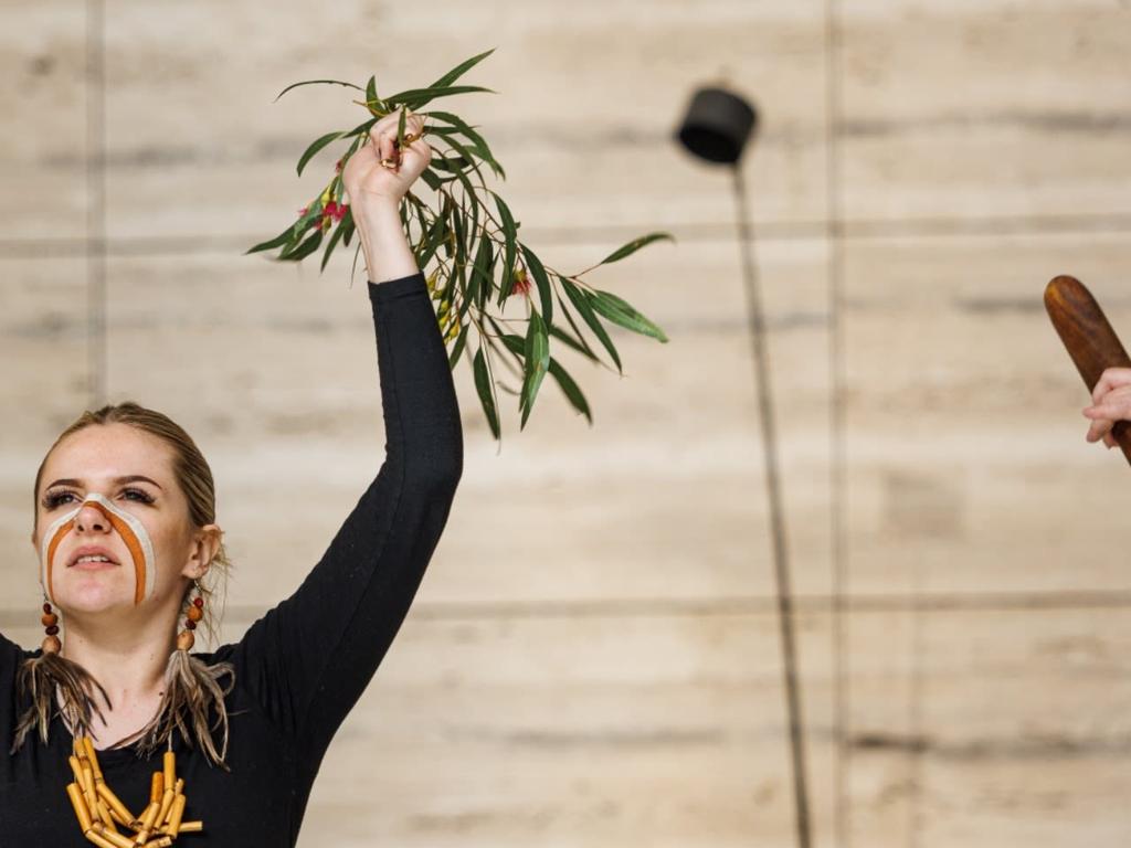 Didgeridoo performance by Josh Sly - George Street 2024 | What's on in Sydney