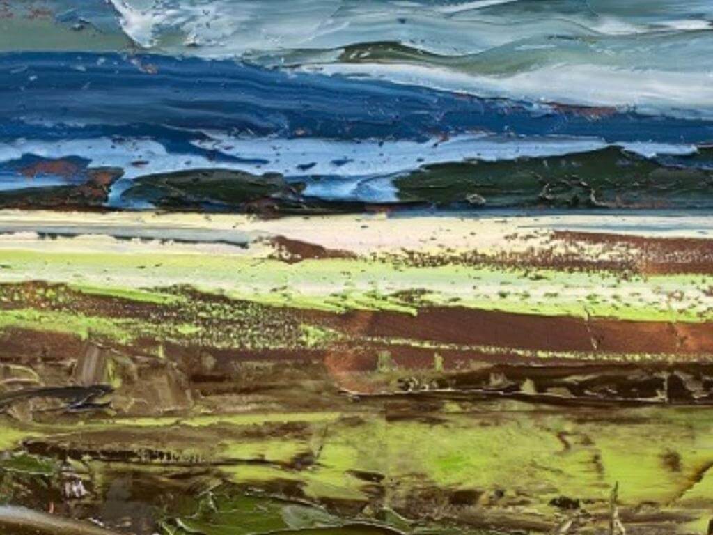 Distance landscape painting with Rowen Matthews 2022 | What's on in Willoughby