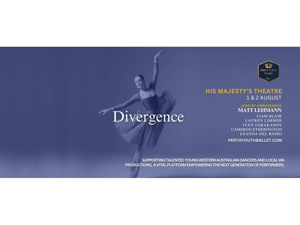 Divergence - presented by Perth Youth Ballet 2024 | What's on in Perth