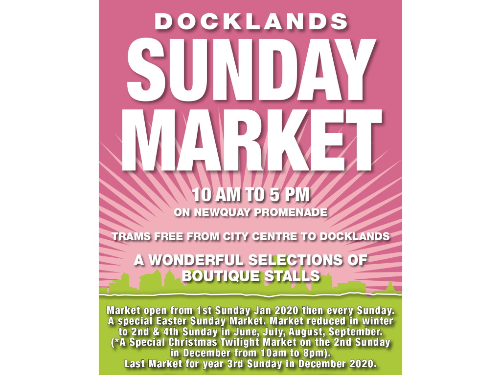 Docklands Sunday Market 2020 | Docklands