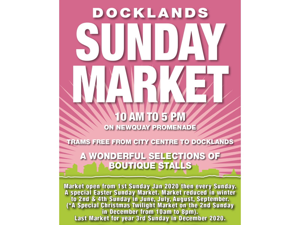 Docklands Sunday Market 2020 | What's on in Docklands