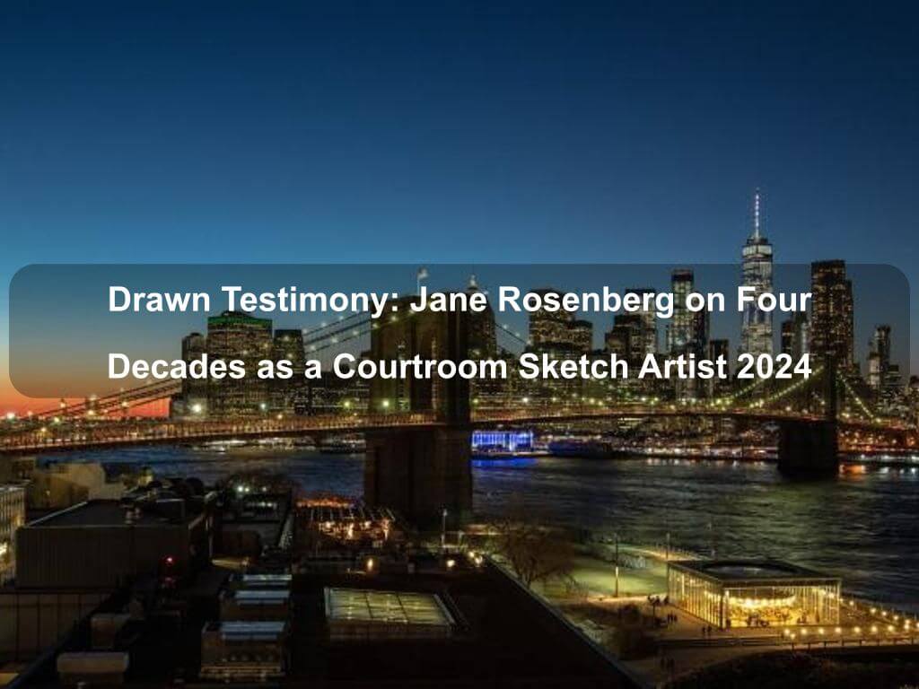 Drawn Testimony: Jane Rosenberg on Four Decades as a Courtroom Sketch Artist 2024 | What's on in New York NY