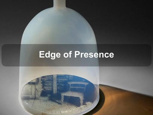 Edge of Presence is a sculptural body of work that employs glass to examine mortality, reflection, and the human condition