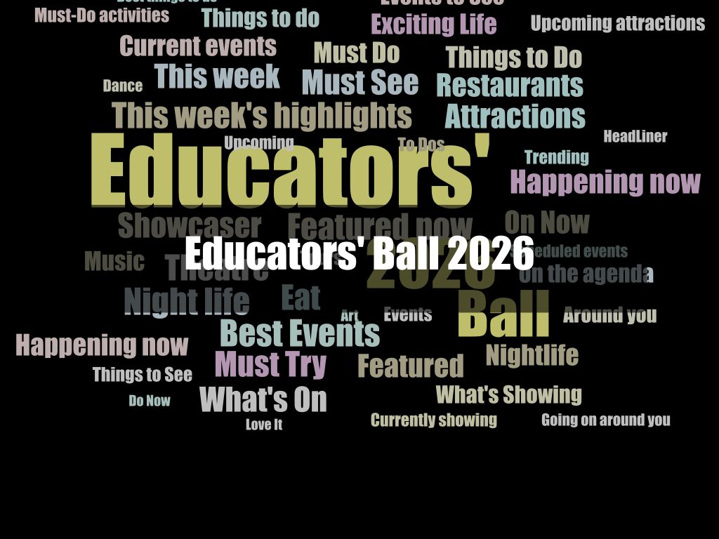 Educators' Ball 2026 | What's on in Adelaide