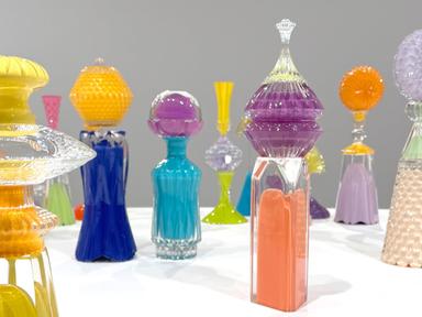 The forms in this exhibition draw on a new visual language for the artist that is gathered from science fiction, comics ...