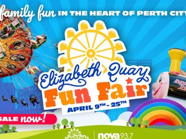PERTH'S ULTIMATE FAMILY DAY OUT! Elizabeth Quay Fun Fair is back with a bigger and better carnival experience to make your school holidays truly unforgettable!