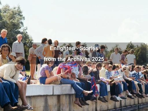 Relive the charm of retro Canberra through captivating photographs and embark on a journey through Australia's rich history with National Archives at this year's Enlighten Festival