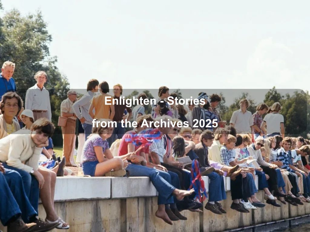 Enlighten - Stories from the Archives 2025 | What's on in Parkes