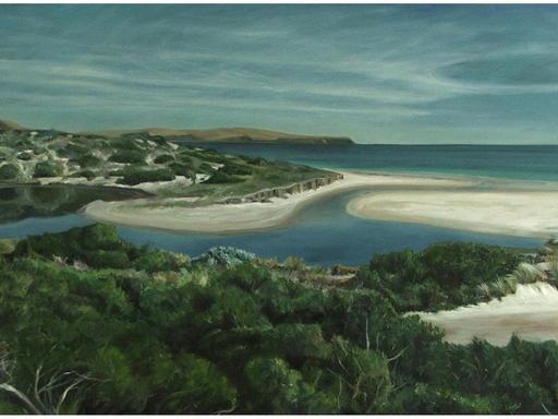 Showing in the Art Gallery at Magpie Springs: - Hand-made original oil paintings. Landscape paintings featuring Fleurieu...