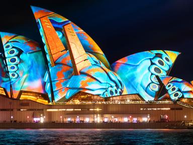 Vivid Sydney is a wonderful festival that lights up the urban landscape of Sydney. Be surrounded by the magnificent disp...