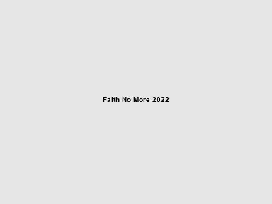 One of music's most influential and commanding bands, Californian five-piece Faith No More, will tour Australia in 2022,...