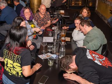 Grab your friends and secure a table with your team name for free!  Entertain your brain, with great prizes up for grabs...