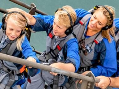 Climb the Sydney Harbour Bridge with your kids for an unforgettable adventure. Equipped with special suits and safety ge...