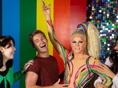 Feel like a Queen with drag sensation Courtney Act and other fabulous celebrities in Madame Tussauds Sydney's brand-new ...