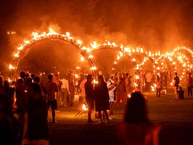 As twilight settles on Government House Gardens you're invited to explore a magical world transformed by elemental force...