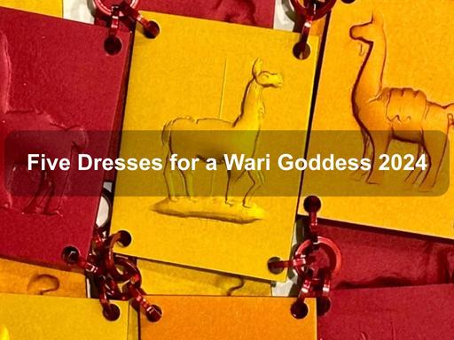 Five Dresses for a Wari Goddess explores colour, materiality and iconography in fashion through an Andean lens