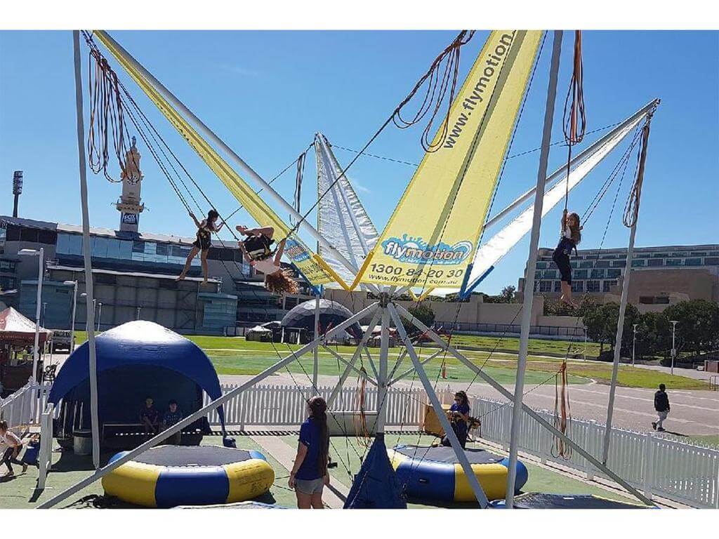Flymotion Bungy Trampolining 2024 | Darling Harbour