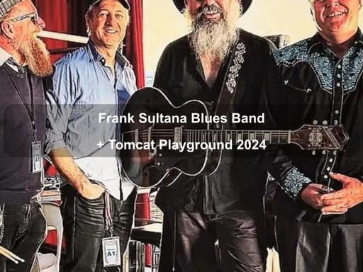 Winner of the 2023 prestigious Memphis International Blues Challenge, Frank Sultana and his band will join fellow South Coasters, Tomcat Playground, to bring together raw soulful blues and vintage traditional for the perfect blues mix