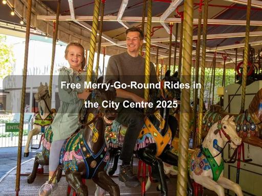 Enjoy free merry-go-round rides every day from 1–24 December! Bring the family to soak up the Christmas lights and make a whole day (or night) of it