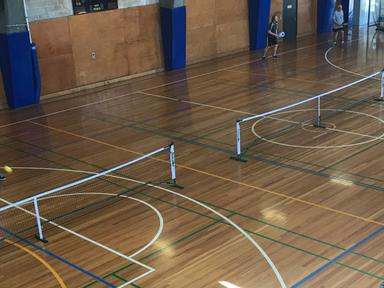 Pickleball is great for players of all ages- especially older adults as it is played on a smaller court than tennis.It i... Pickleball is great for players of all ages- especially older adults as it is played on a smaller court than tennis.It i...