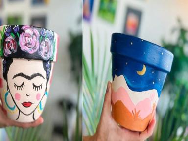 Gather your friends, family, or colleagues for a fun evening to paint Frida or Mexican sunset on a pot, to celebrate the day of Grito de Dolores, Mexico's Independence Day!