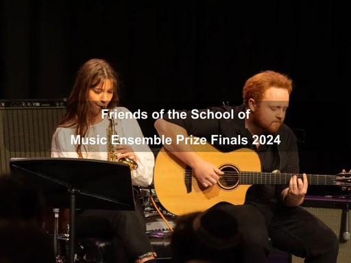 The Friends of the School of Music established its ensemble prizes to promote ensemble playing in the tertiary student cohort, in all musical genres taught at the ANU School of Music