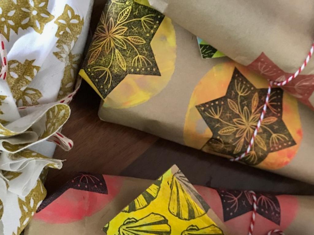 Furoshiki - Blockprint your own Fabric Gift Wrap 2020 | Milsons Point