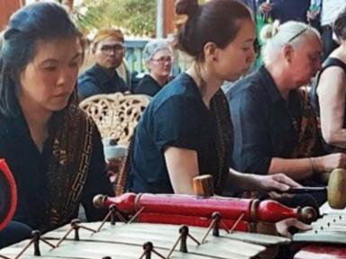 Learn Javanese gamelan, a percussion ensemble that is both fun to play and soothing to listen to.Play gongs, metallophon...