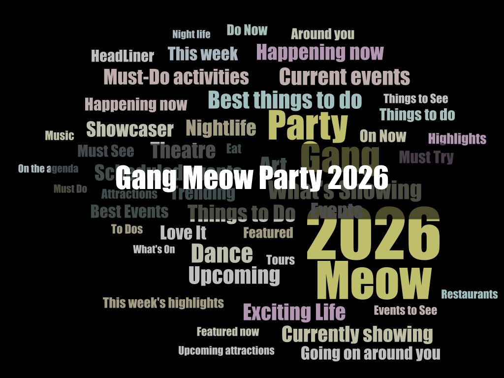 Gang Meow Party 2026 | What's on in Fitzroy