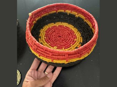Gathering presents Roby Hourigan. Robyn Hourigan is a proud Bundjalung woman and weaving is a tradition she learned from her cousin. Robyn uses mainly raffia,...