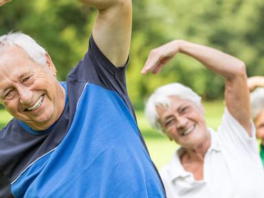 Gentle exercise for older adults in a friendly, relaxed atmosphere