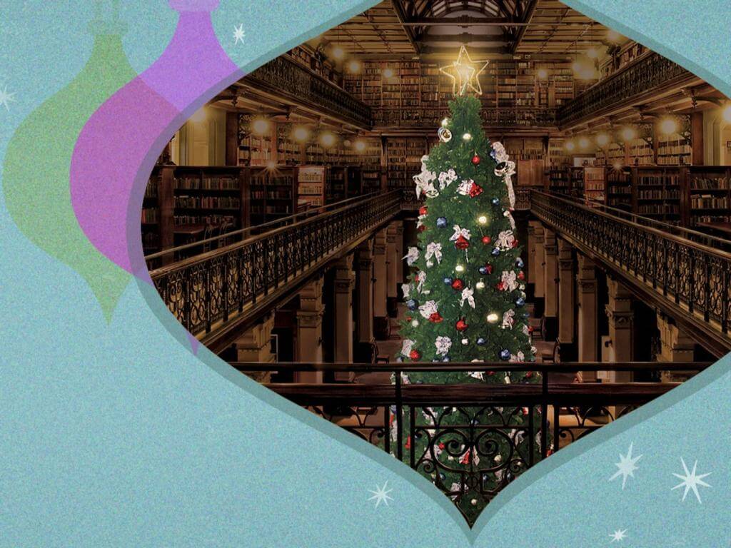 Giant Christmas Tree at the State Library 2022 | Adelaide