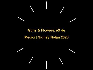 Guns and flowers represent two extremes