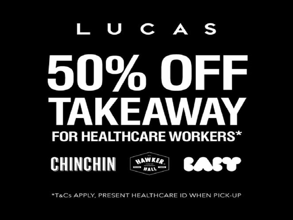 Half Price Takeaway Food for Healthcare Workers at Chin Chin Restaurant, Hawker Hall and Baby Pizza 2020 | Melbourne