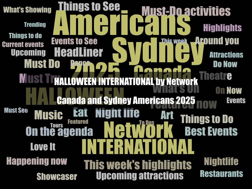 HALLOWEEN INTERNATIONAL by Network Canada and Sydney Americans 2025 | What's on in The Rocks HALLOWEEN INTERNATIONAL by Network Canada and Sydney Americans 2025 | What's on in The Rocks