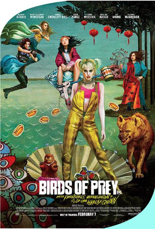 Harley Quinn Birds of Prey at MOV'IN BED Open Air Cinema Brisbane 27 Mar 2020 | Victoria Park