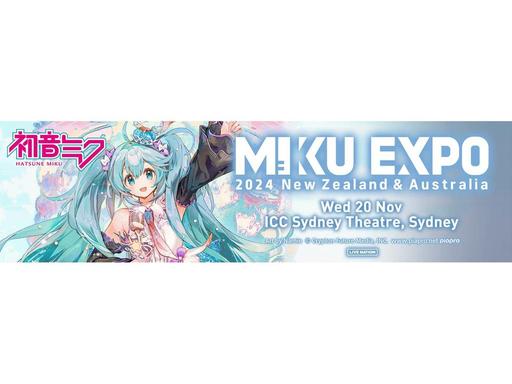 Hatsune Miku world concert tour series Miku Expo is coming to ICC Sydney Theatre on 20 November 2024 to continue the cel...