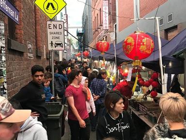 Nestled just around the corner from Golden Square, in Heffernan Lane, RISING's packed food market presents a greatest-sn...