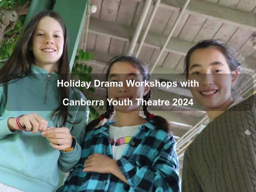 Can you hear that sound? It's Holiday Workshop time! These school holidays, join  Canberra Youth Theatre for fun-filled drama workshops for young artists in school years 1–6